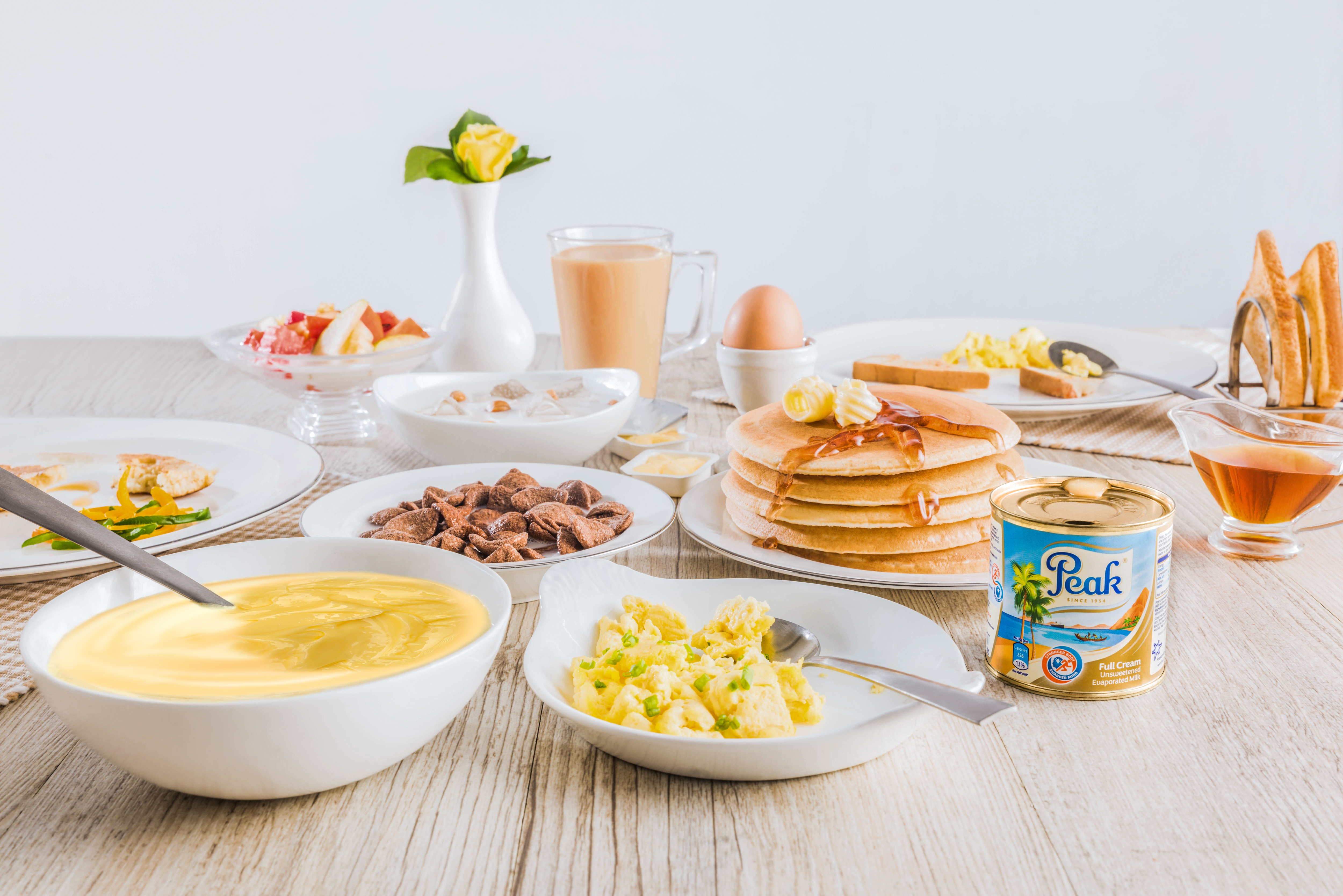 Breakfast table