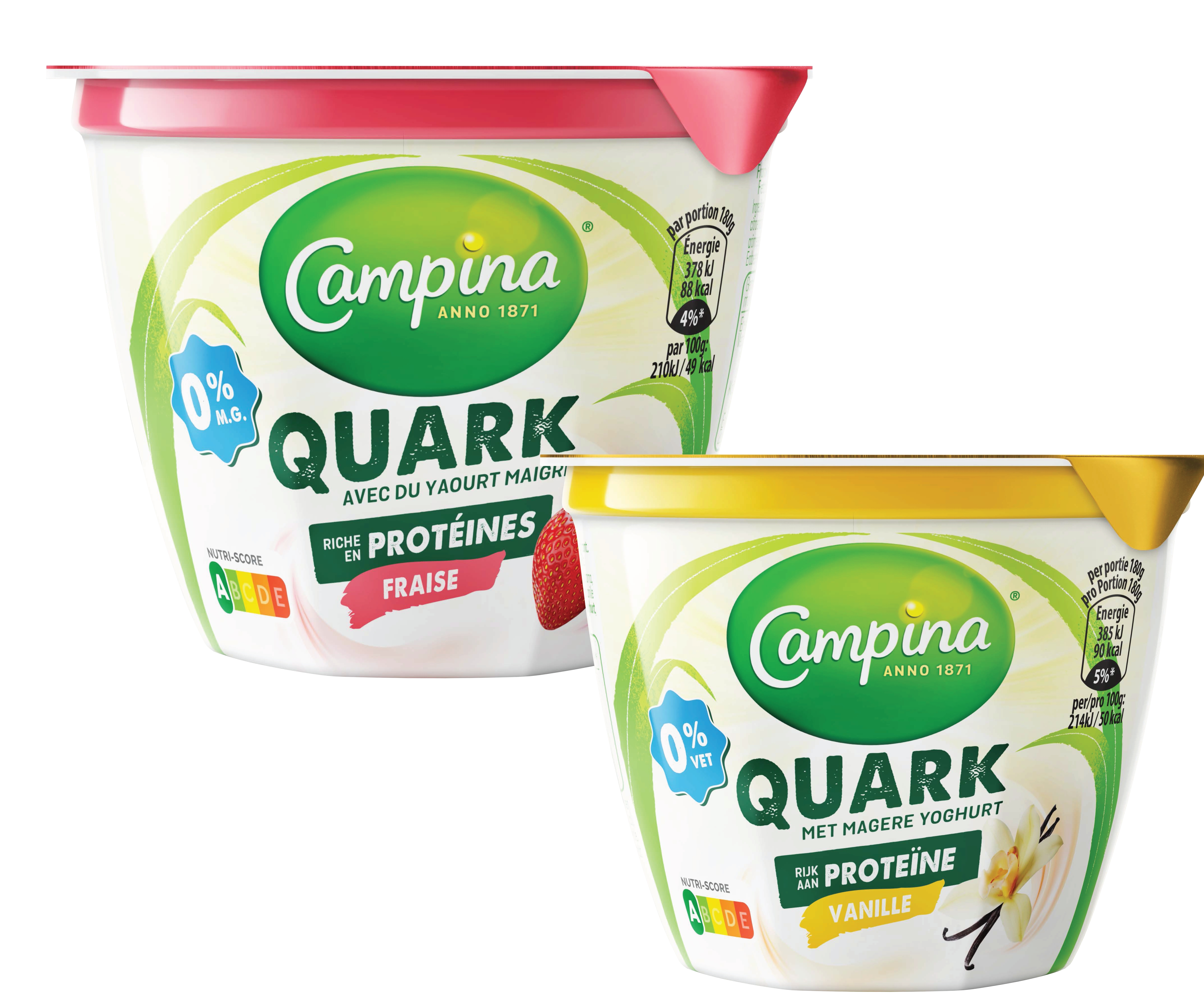 Quark-fraise-vanille